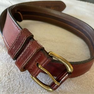 L.L Bean 100% Cowhide Belt. Made in England